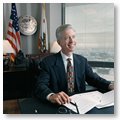 Lieutenant Governor Gray Davis in His Southern California Offices.