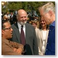 Governor Gray Davis with Former Speaker Herb Wesson and Robert Reiner at an environmental event in Southern California