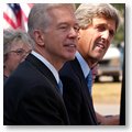 Governor Gray Davis and John Kerry in Southern California.
