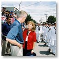 Governor and First Lady Sharon Davis celebrating the Fourth of July in Northern California.
