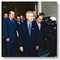 Governor Davis and Lieutenant Governor Cruz Bustamante, and Attorney General Bill Lockyer Attending the California Peace Officers Memorial Event in Sacramento